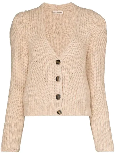 Ulla Johnson Greta Knitted Cardigan In Neutrals