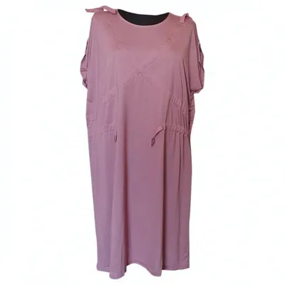 Pre-owned Mm6 Maison Margiela Mid-length Dress In Pink