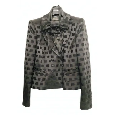 Pre-owned Emporio Armani Wool Blazer In Black