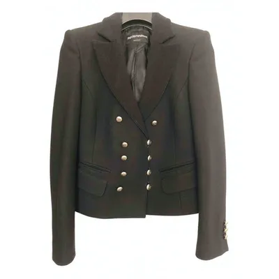 Pre-owned Emporio Armani Wool Blazer In Black