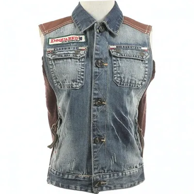 Pre-owned Dsquared2 Short Vest In Blue