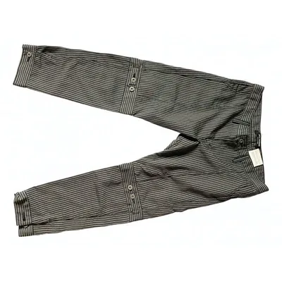 Pre-owned Junya Watanabe Trousers In Grey