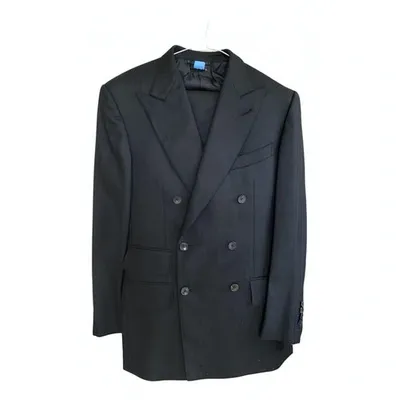 Pre-owned Tom Ford Wool Suit In Black