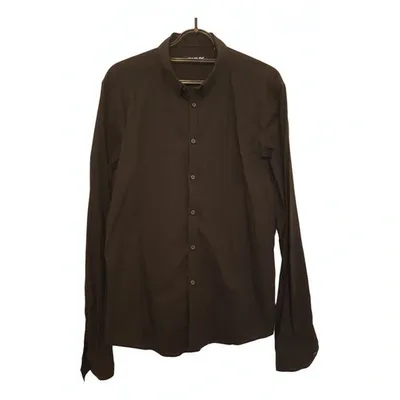 Pre-owned Dkny Shirt In Black