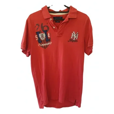 Pre-owned Tommy Hilfiger Polo Shirt In Red