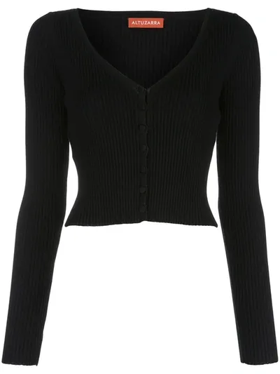 Altuzarra 'eva' Knit Cardigan In Black