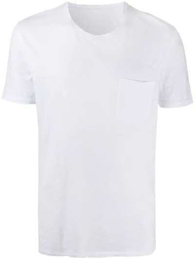 Zadig & Voltaire Distressed Burnout T-shirt In Blanc