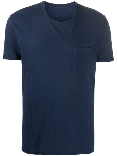 Zadig & Voltaire Stockholm Short Sleeved T-shirt In Navy