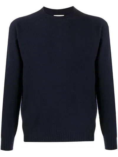 Altea Crew-neck Knit Jumper In Blue