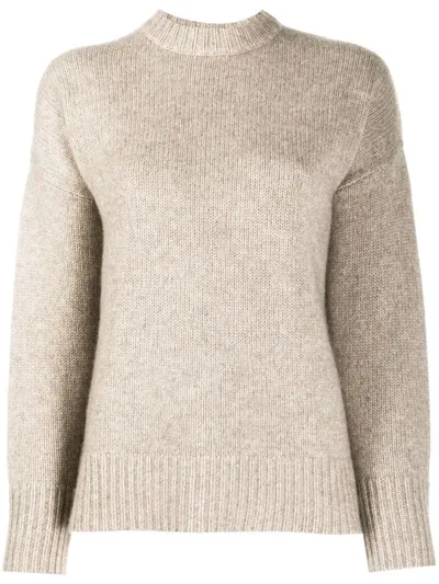 Co High Neck Cashmere Jumper In Neutrals