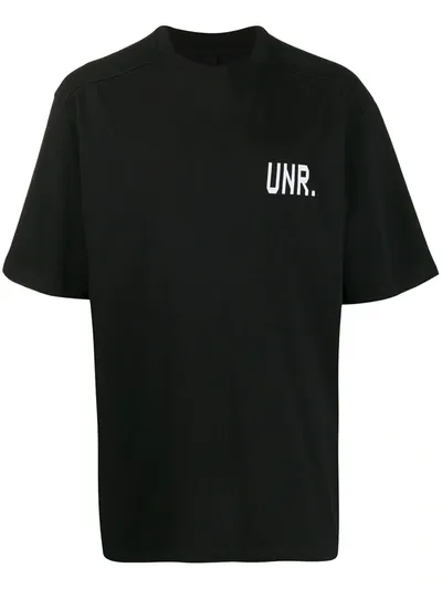 Ben Taverniti Unravel Project Lax Distress Printed T-shirt In Black