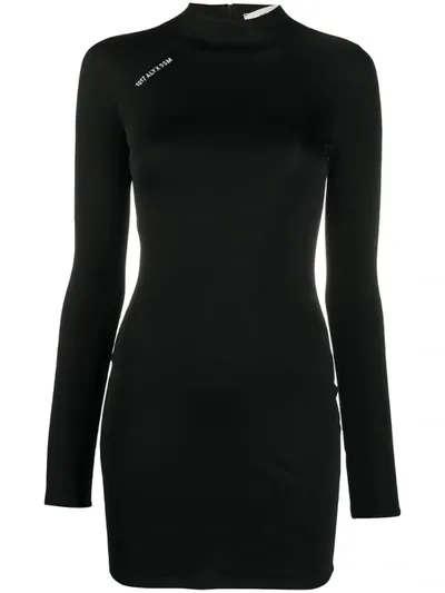 Alyx Long Sleeved Tech Dress In Black