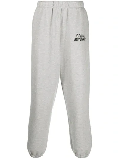 Iro Grunge University Cropped Tracksuit Bottoms In Grey