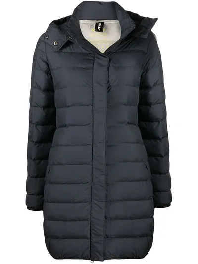 Ecoalf Uma Quilted Coat In Black