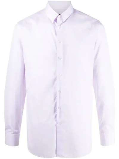 Giorgio Armani Classic Work Shirt In Purple