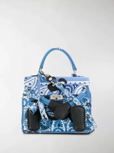 Readymade Bandana Monster Bag In Blue