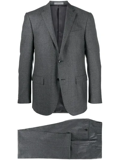 Corneliani Slim-fit Single Breasted Suit In Grey