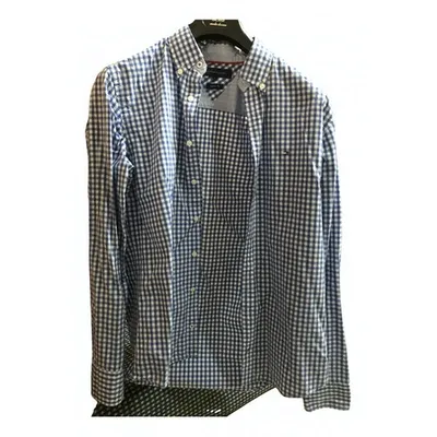 Pre-owned Tommy Hilfiger Shirt In Blue