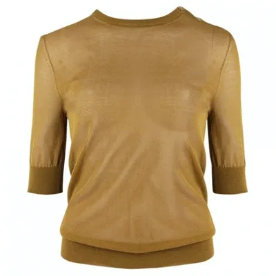 Pre-owned Nina Ricci Knitwear In Camel