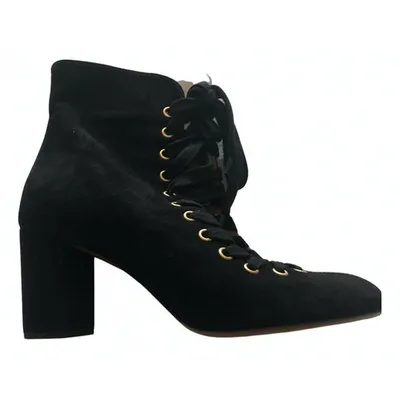 Pre-owned Chloé Boots In Black