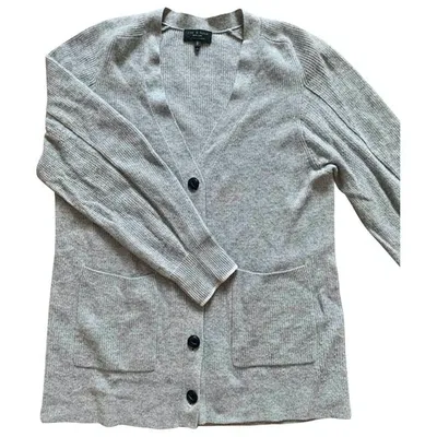 Pre-owned Rag & Bone Cashmere Cardigan In Grey