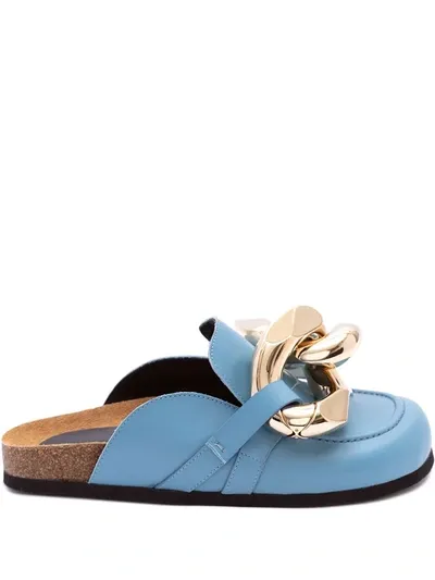 Jw Anderson Loafer Mit Zierkette In Blue