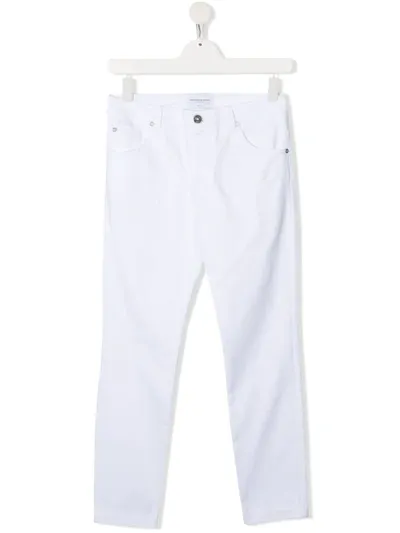 Ermanno Scervino Junior Teen Straight-leg Jeans In White