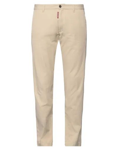 Dsquared2 Beige Stretch Cotton Sexy Chino Pant Beige Dsquared Uomo 52