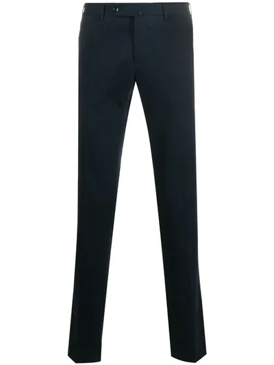 Pt01 Slim-fit Chino Trousers In Blue