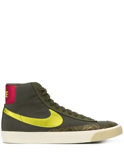 Nike Blazer 77 High-top Sneakers In Green