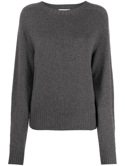 Ymc You Must Create Loose-fit Crew-neck Jumper In Grey