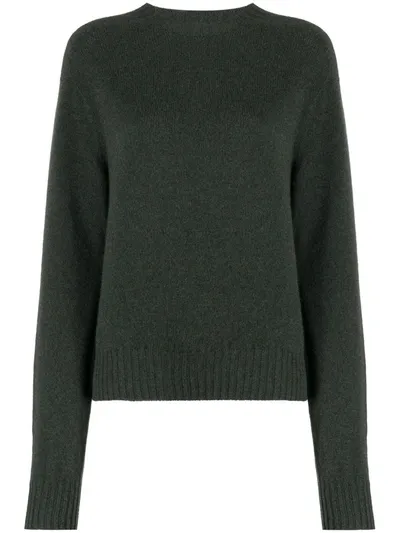 Ymc You Must Create Loose-fit Crew-neck Jumper In Green