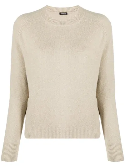 Aspesi Long-sleeve Jumper In Neutrals