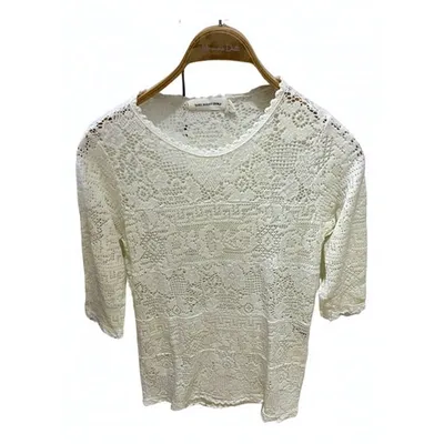 Pre-owned Isabel Marant Étoile Wool Top In Ecru