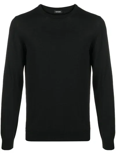 Cenere Gb Crew-neck Sweater In Black