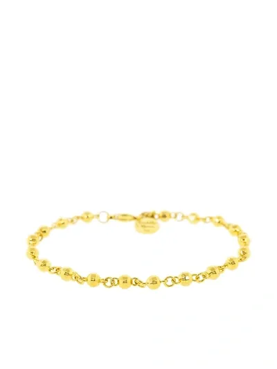 Buddha Mama 20kt Yellow Gold Beaded Bracelet