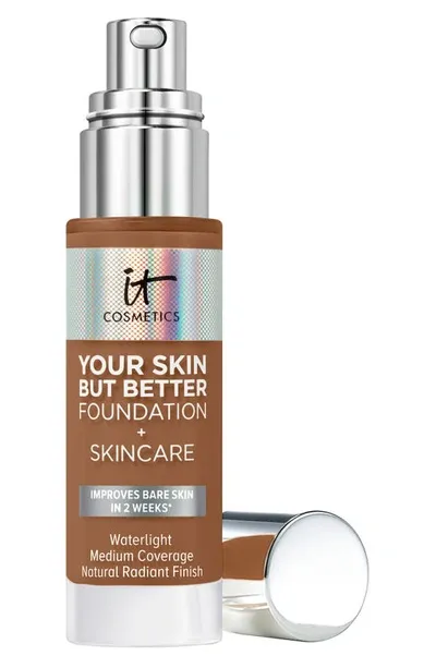 It Cosmetics Your Skin But Better Foundation + Skincare Rich Cool 51.75 1 oz/ 30 ml