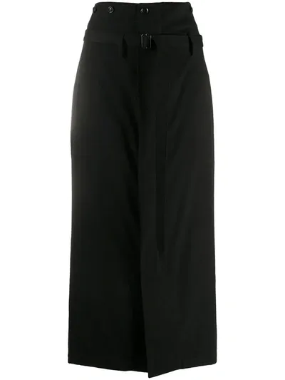 Y's High-waist Skirt In Black