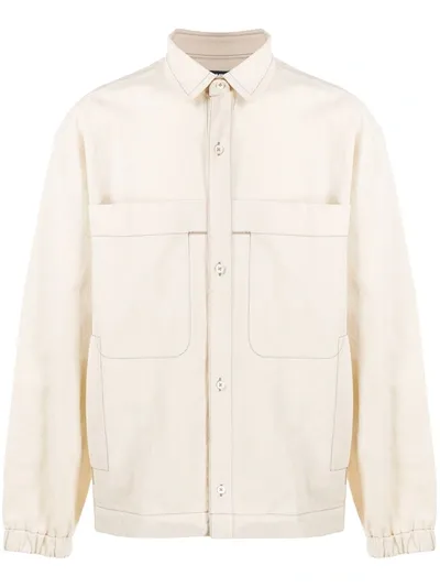 Jacquemus Field Jacket In Neutrals