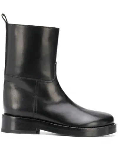 Ann Demeulemeester Chelsea Ankle Boots In Black