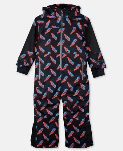 Stella Mccartney Black Overall For Kids