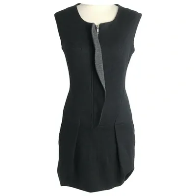 Pre-owned Isabel Marant Étoile Wool Mini Dress In Black