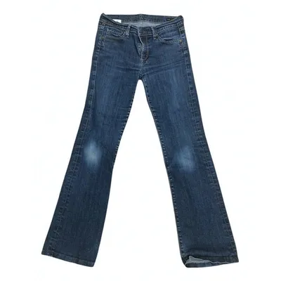 Pre-owned Citizens Of Humanity Slim Jeans In Blue