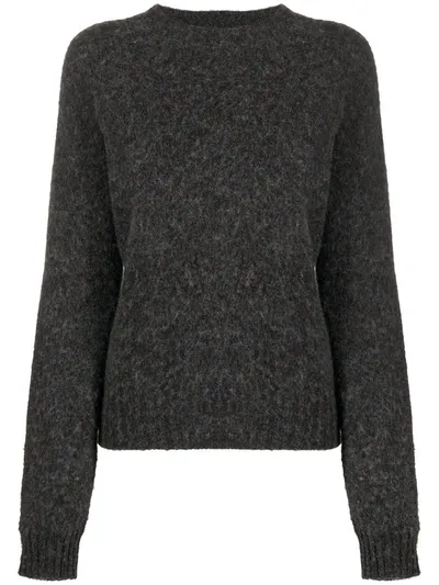 Ymc You Must Create Crew-neck Wool Jumper In Grey