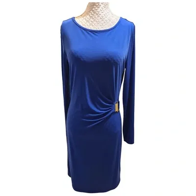 Pre-owned Michael Kors Dress In Blue