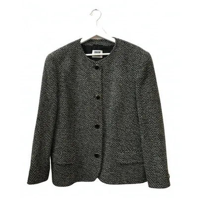 Pre-owned Krizia Wool Blazer In Multicolour