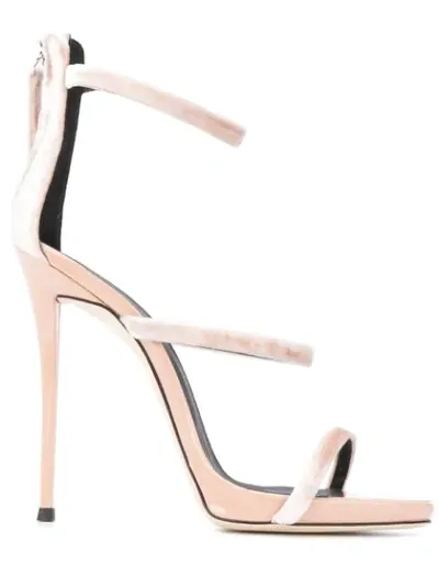 Giuseppe Zanotti Coline Velvet Strappy Sandals