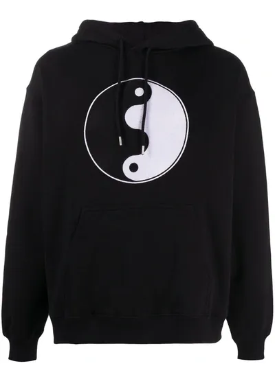 Etudes Studio Yin And Yang Print Hoodie In Black