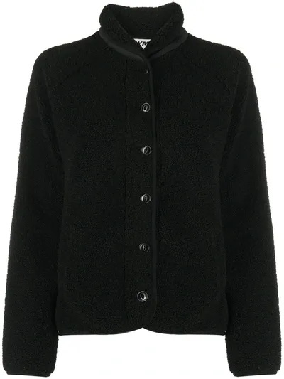 Ymc You Must Create Buttoned High-neck Jacket In Black