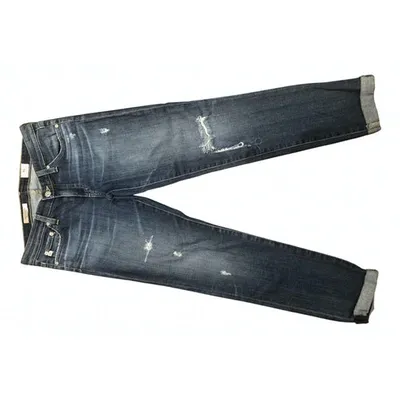 Pre-owned Ag Blue Cotton Jeans